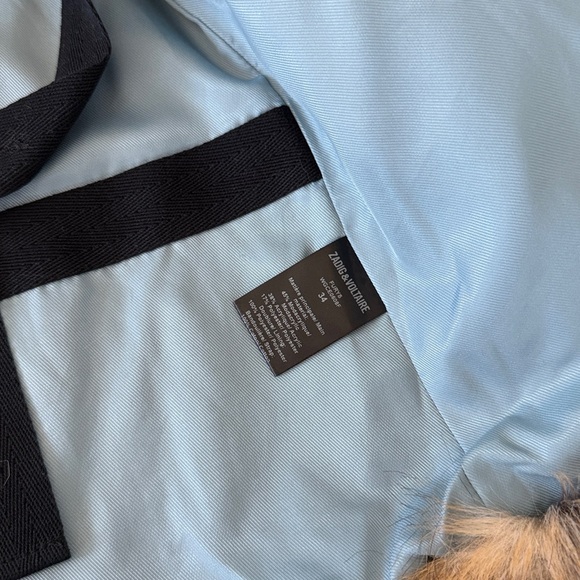 Zadig & Voltaire Faux Fur 'Furys' Coat (Size 34 / US XS) - Picture 3 of 7